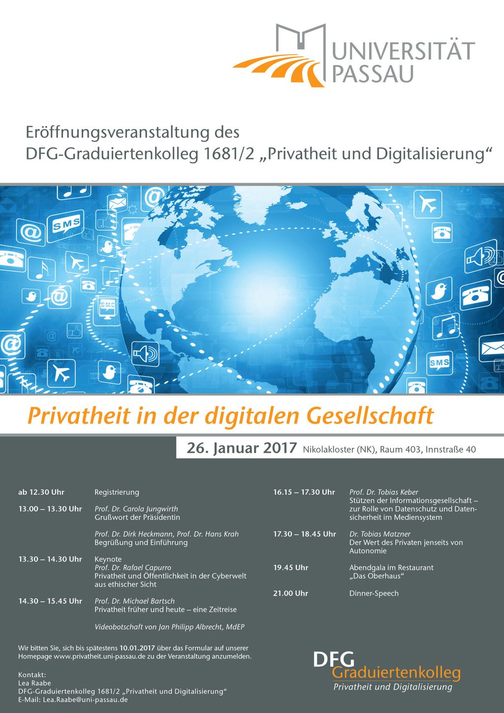 Plakat zur Er&ouml;ffnungsveranstaltung