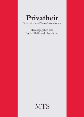 Cover des Sammelbandes "Privatheit. Strategien und Transformationen"